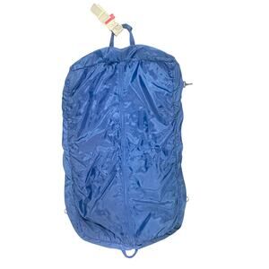 Vintage U. S. Navy Garment Bag Blue With Airline Tag Jamie Green USAir 1993